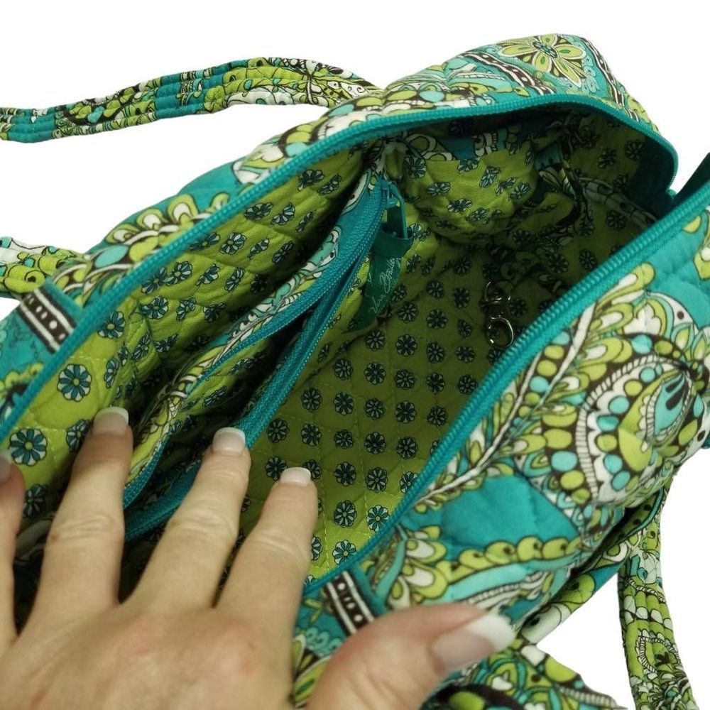 Vera Bradley Classic Handbag in Peacock - Picture 2 of 10